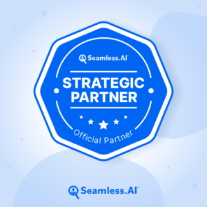 Seamless.AI Strategic Partner badge