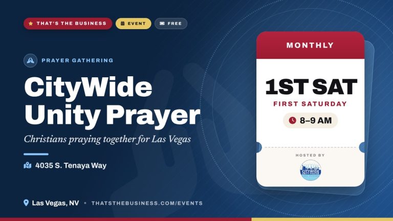 CityWide Unity Prayer – First Saturday monthly, 8–9 AM – Las Vegas, NV CityWide Unity Prayer – First Saturday monthly, 8–9 AM – Las Vegas, NV