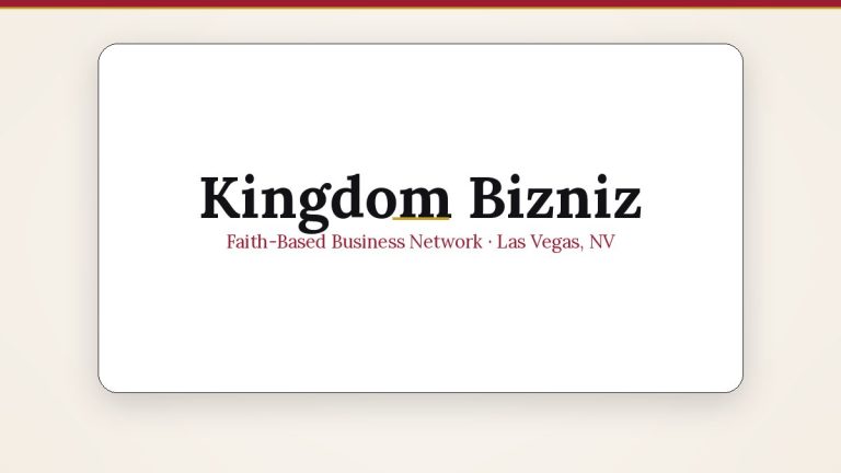 kingdom bizniz las vegas faith based business network 768x432