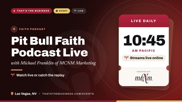 Pit Bull Faith Podcast Live – Daily at 10:45 AM Pacific – Las Vegas, NV Pit Bull Faith Podcast Live – Daily at 10:45 AM Pacific – Las Vegas, NV