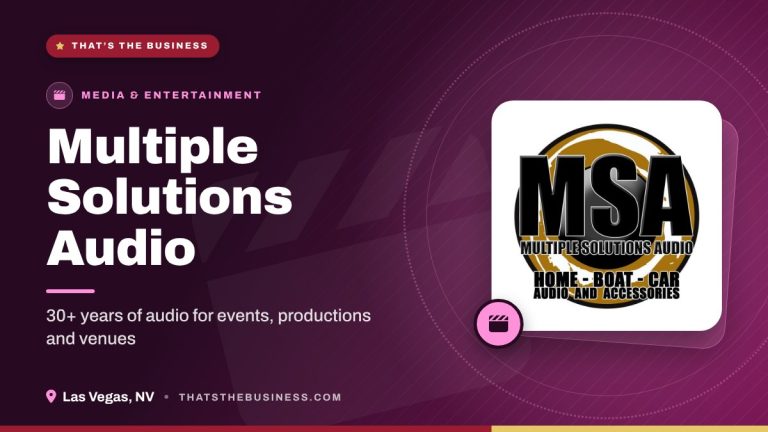 Multiple Solutions Audio – Media & Entertainment in Las Vegas, NV