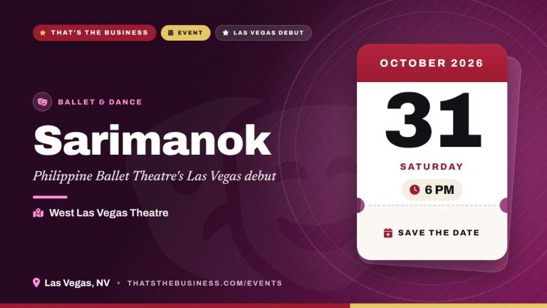 Sarimanok – Saturday, Oct. 31, 2026, 6 PM – Las Vegas, NV